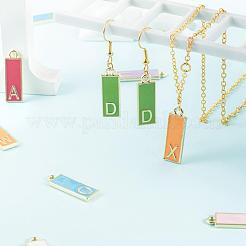 26pcs 26 pendentifs en émail en alliage de style&nbsp;ENAM-LS0001-36