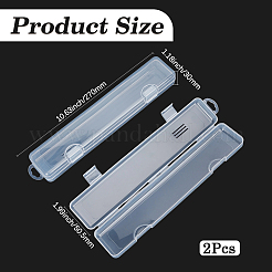 Boîte de rangement de vaisselle en plastique&nbsp;AJEW-WH20195-17