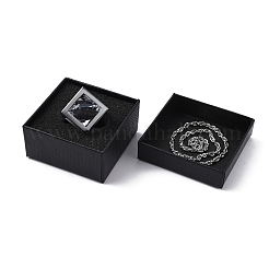 Ciondoli per specchietti retrovisori per auto con cubo di diamanti bling&nbsp;HJEW-WH0043-45P-02