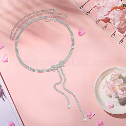 Kettengürtel mit Kristall-Strass&nbsp;AJEW-WH20816-035P