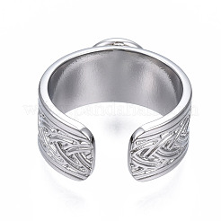 Bague ouverte en acier inoxydable 304 anti-ternissement&nbsp;STAS-T060-05P