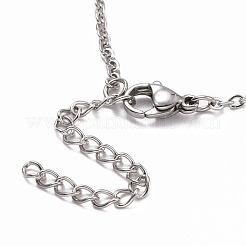 Colliers pendentifs en acier inoxydable style pride 201&nbsp;NJEW-F288-01A-P