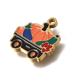 Pendentifs en acier inoxydable émaillé 304 pour Halloween&nbsp;SA-CBAA2E4-09B-G