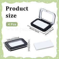 Boîtes de rangement en plastique ABS pour diamants en vrac avec couvercle transparent&nbsp;AJEW-WH0609-746A-02