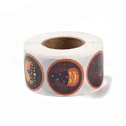 500 x runde Halloween-Aufkleber.&nbsp;AJEW-S089-02