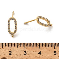 Risultati in ottone micro pavé di zirconi cubici&nbsp;KK-P285-06G