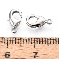 Fermoirs mousquetons en laiton&nbsp;KK-YW0004-01A-P