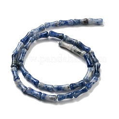 Natürliche blaue Fleck Jaspis Perlen Stränge&nbsp;G-Q178-A16-01
