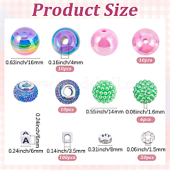 Kits de accessoires de perles de bricolage&nbsp;DIY-BM0002-25