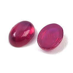 Im Labor gezüchtete rote Korund-Cabochons&nbsp;G-B166-02B