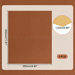 Rechteckiger PU-Lederstoff&nbsp;DIY-WH0349-324A