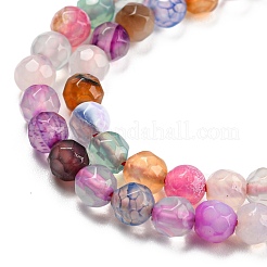 Chapelets de perles d'agate naturelle&nbsp;G-Q1000-01G