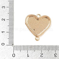 Breloques en forme de cœur en laiton émaillé et perle naturelle avec connecteur en forme de fleur&nbsp;KK-K351-52G-03