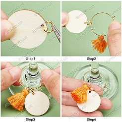 Kits de fabrication de boucles d'oreilles bricolage&nbsp;DIY-SC0019-47