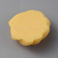 Cabochon in resina opaca che imitano biscotti&nbsp;RESI-WH0038-01D
