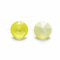 Dos cabochons en strass de verre k9&nbsp;RGLA-F064-213MN