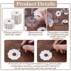 Weinglasanhänger aus Papier&nbsp;DIY-WH0060-46A-01