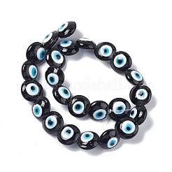 Handgemachte Glasperlen bösen Blick Stränge&nbsp;LAMP-G157-01A