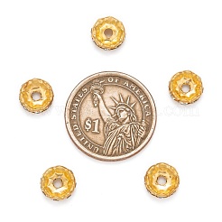 Perline distanziatrici in strass di cristallo di ferro&nbsp;RB-A007-10MM-G