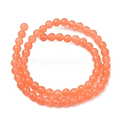 Natürliche und gefärbte Perle Malaysia Jade Stränge&nbsp;G-A146-6mm-A07-01