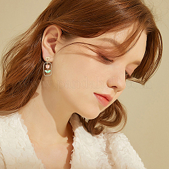 40 pièce de boucles d'oreilles à tige en acier inoxydable 201&nbsp;STAS-BBC0007-46
