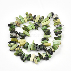 Natur Serpentin Perlen Stränge&nbsp;G-T140-62