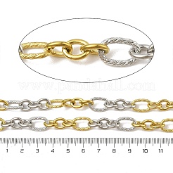 Ionenplattierung (IP) 304 Edelstahl zweifarbige Gliederketten&nbsp;CHS-M006-08PG