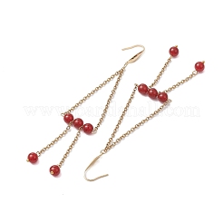 Il carnelian naturale ciondola l'orecchino&nbsp;EJEW-JE05968