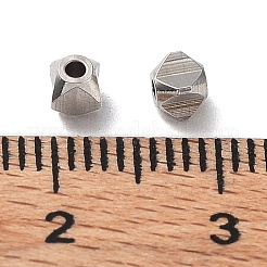Anlaufgeschützte Perlen aus 303 Edelstahl&nbsp;STAS-Q302-05A-P