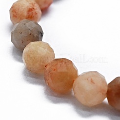 Natürliche sunstone Perlen Stränge&nbsp;G-G927-23
