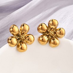 Boucles d'oreilles à tige en acier inoxydable 304&nbsp;EJEW-D319-18G