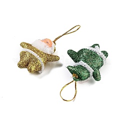 6 décoration de Noël en mousse à suspendre en forme de Père Noël&nbsp;HJEW-A011-01
