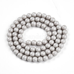 Peinture au four brins de perles de verre nacré&nbsp;HY-N002-5mm-B05