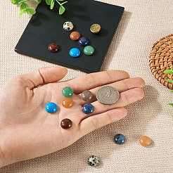 20 pz cabochon di pietre preziose miste naturali e sintetiche&nbsp;G-TA0002-76A