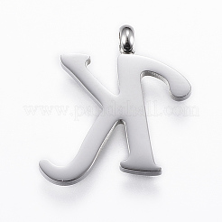 Pendentifs en acier inoxydable 304 anti-ternissement&nbsp;X-STAS-F129-K-P