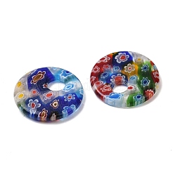 Manuell Millefiori Glas Anhänger&nbsp;LAMP-G166-08B