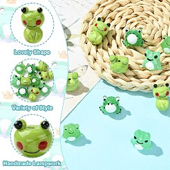 10 stücke 5 arten frosch hause dekorationen&nbsp;LAMP-CJ0002-58