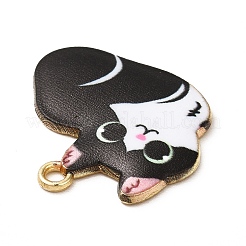 Pendentifs d'émail en alliage&nbsp;ENAM-M046-11G-A