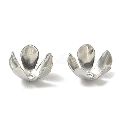 5 fer -petal bouchons fleurs de perles&nbsp;IFIN-M008-02P