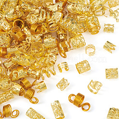 170 Stück 17 Stile Eisen-Haarspulenmanschetten&nbsp;OHAR-TA0001-12G