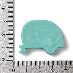 Cabochons décodés en résine opaque sur le thème de la tribu de dessin animé&nbsp;RESI-M043-01E