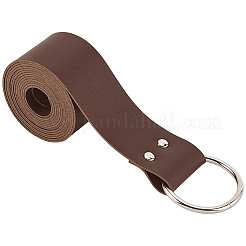1 Stück Wickelgürtel aus PU-Leder mit Kette&nbsp;AJEW-CL0002-73A