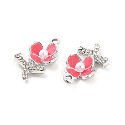 Legierung Rhinestone-Emaille-Anhänger&nbsp;ENAM-K020-01C