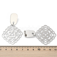 Boucles d'oreilles à tige en acier inoxydable 304&nbsp;EJEW-Z089-32P