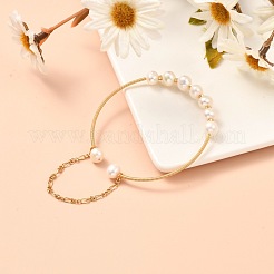 Natürlicher Perlenarmband für Mädchenfrauen&nbsp;BJEW-JB06829