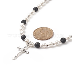 Collier pendentif croix crucifix en alliage&nbsp;NJEW-TA00058