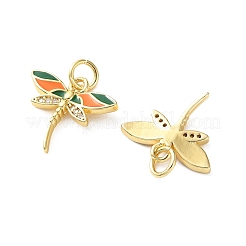 Pendentifs en laiton zircon cubique transparent&nbsp;CU-CBA2554-02G-01