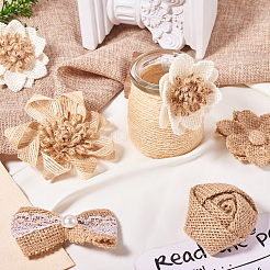 12 Stück 6 Stile Jute Ornament Zubehör&nbsp;DIY-TA0011-98