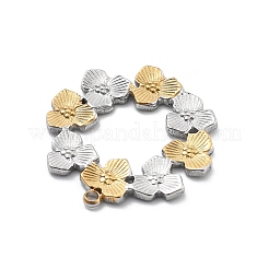 Ciondoli in acciaio inox 304&nbsp;STAS-R155-045GP-02