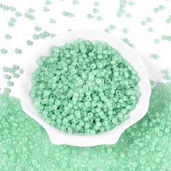 6/0 transparente Innenfarben Glas Saatperlen&nbsp;SEED-N008-08I